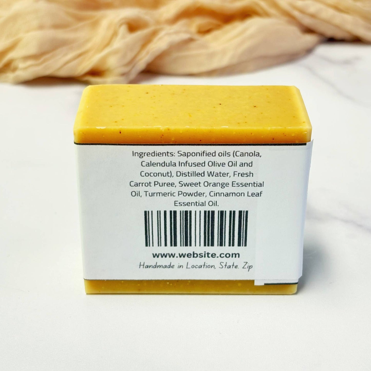 Private Label | Turmeric & Carrot Soap Bar