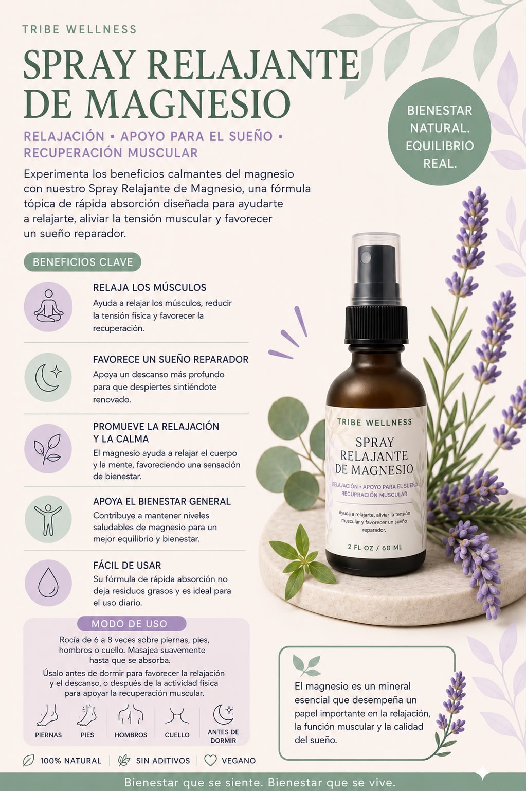 Relaxing Magnesium Spray