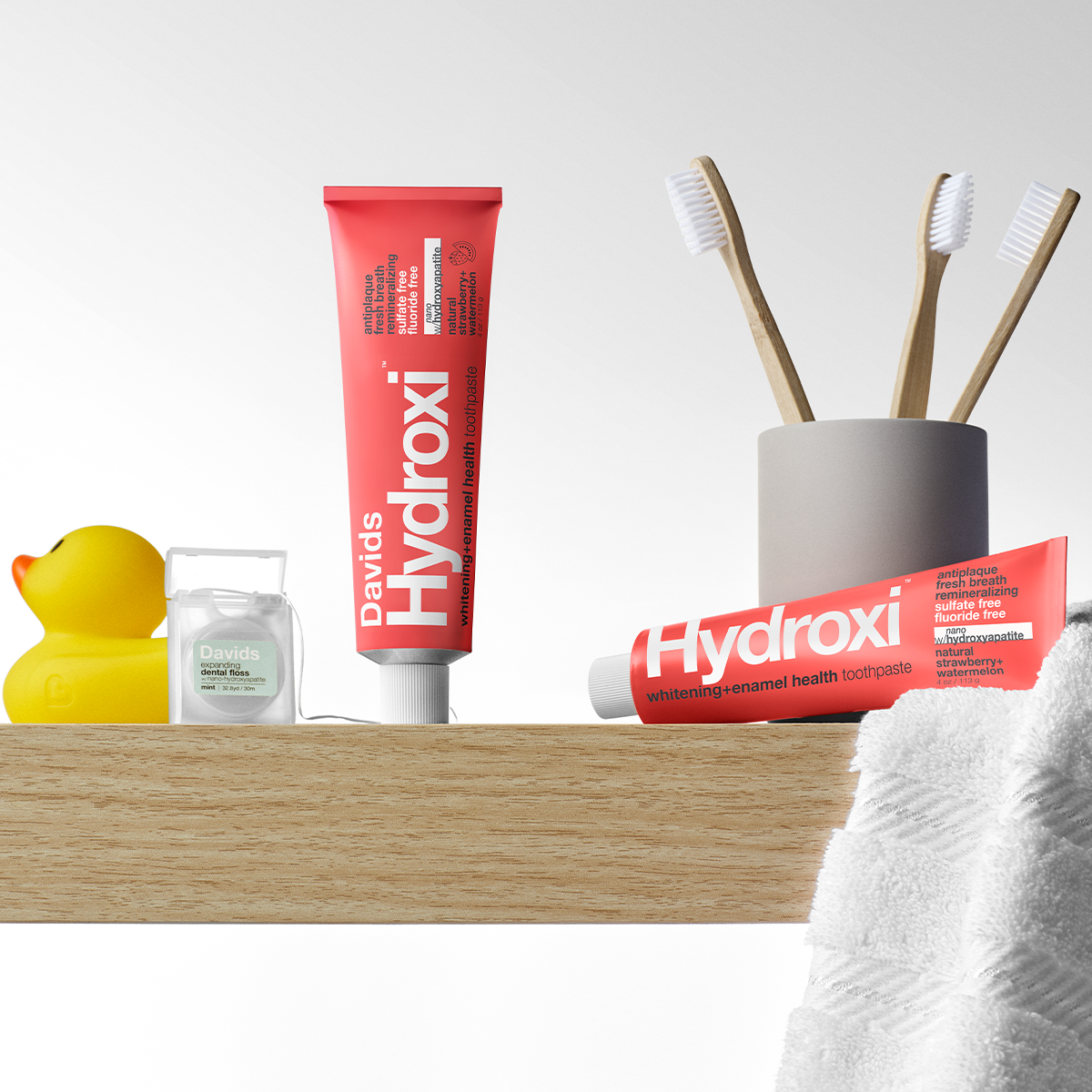 Davids Hydroxi™ Pasta Dental con Nano-Hidroxiapatita para Niños y Adultos